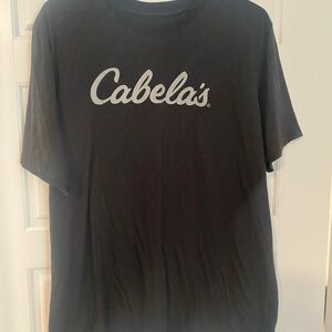 Cabela's Classic Black Short Sleeve Tee